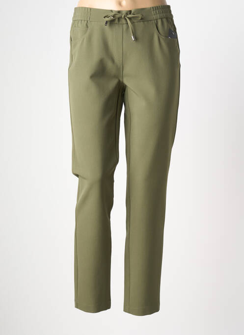 Pantalon slim verde FRANK WALDER femeie