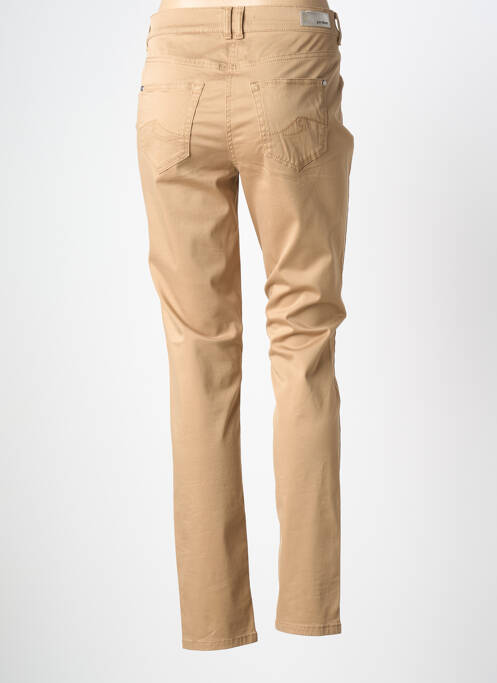 Pantalon slim bej GARDEUR femeie