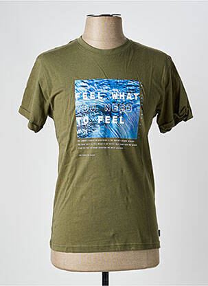 Tricou elasticitate mâneci scurte verde TIFFOSI băiat