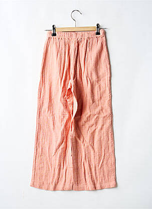 Pantalon drept croială dreaptă talie elastică roz NOPPIES fată