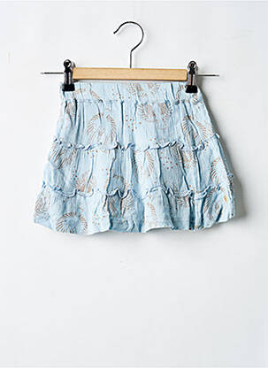 Fustă midi albastru LEVV LABEL fată