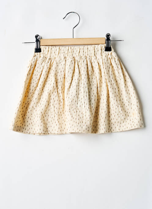 Fustă midi bej LEVV LABEL fată