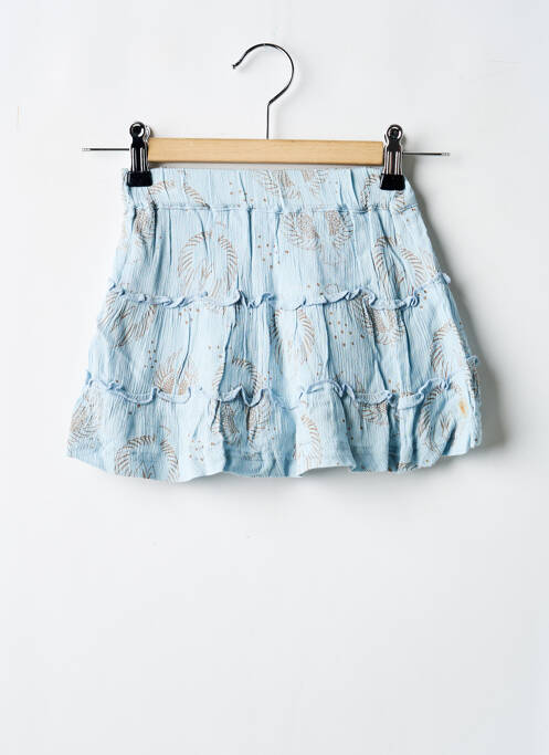 Fustă midi albastru LEVV LABEL fată