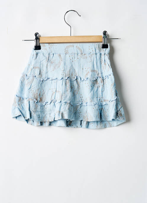 Fustă midi albastru LEVV LABEL fată