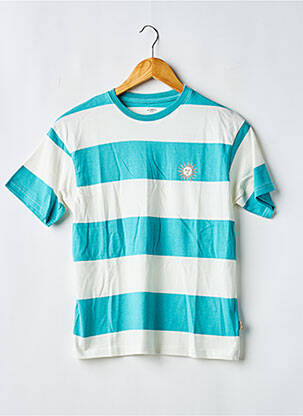 Tricou croială dreaptă mâneci scurte albastru TIFFOSI fată