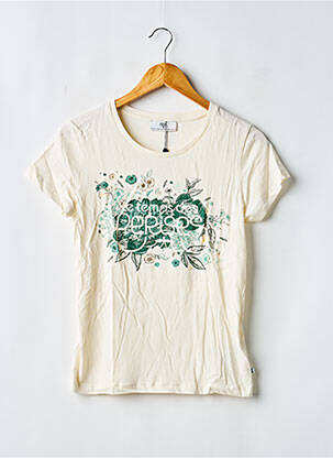 Tricou bej LE TEMPS DES CERISES fată