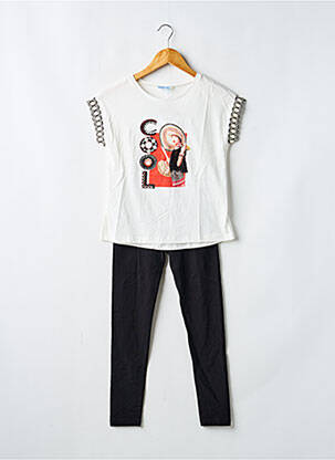 Set pantaloni alb MAYORAL fată