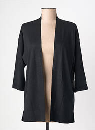 Vestă cu mâneci lungi mâneci 3/4 negru GRACE & MILA femme
