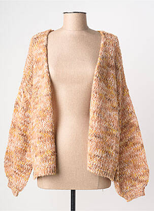 Vestă cu mâneci lungi maro ONLY femeie