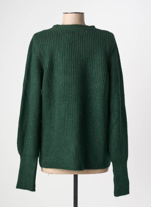 Vestă cu mâneci lungi verde ONLY femeie