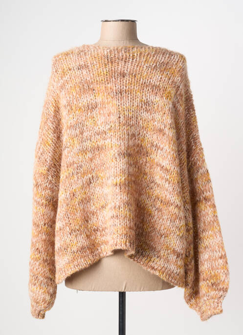 Vestă cu mâneci lungi maro ONLY femeie