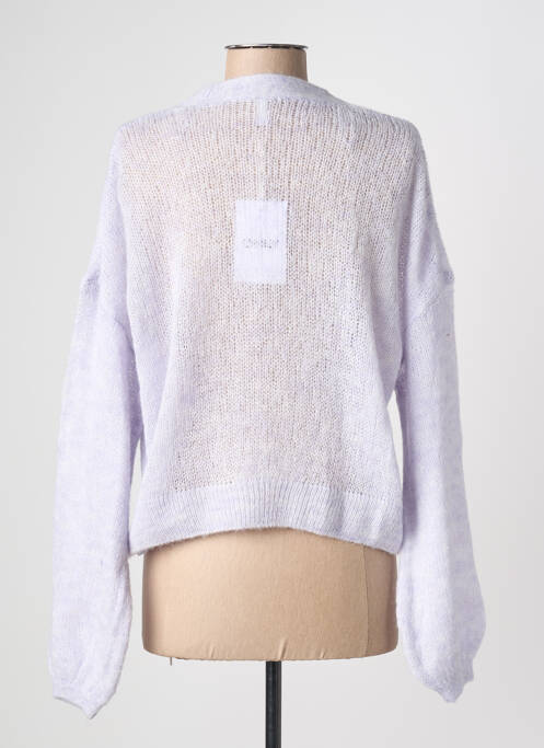 Vestă cu mâneci lungi violet ONLY femeie