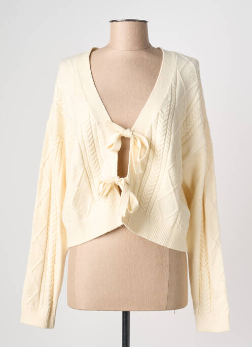 Vestă cu mâneci lungi bej ONLY femeie