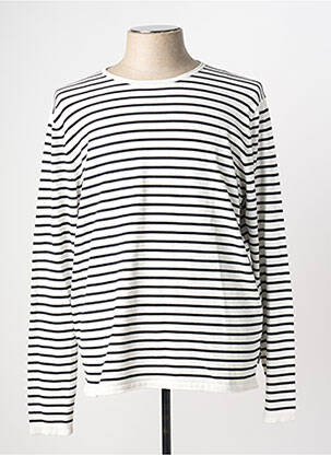 Pulover alb ONLY & SONS bărbat