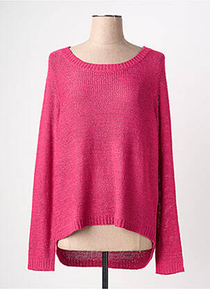 Pulover elasticitate mâneci lungi roz ONLY femme