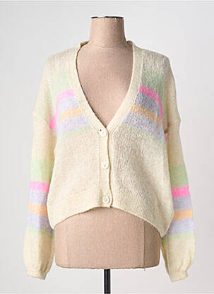 Vestă cu mâneci lungi bej ONLY femeie