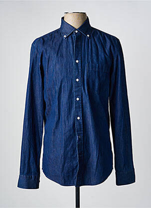 Cămașă cu mâneci lungi albastru SEIDEN STICKER bărbat