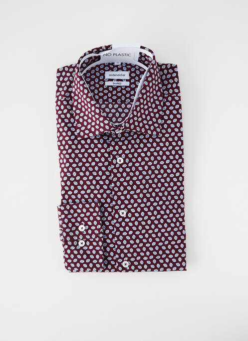 Cămașă cu mâneci lungi maro SEIDEN STICKER bărbat