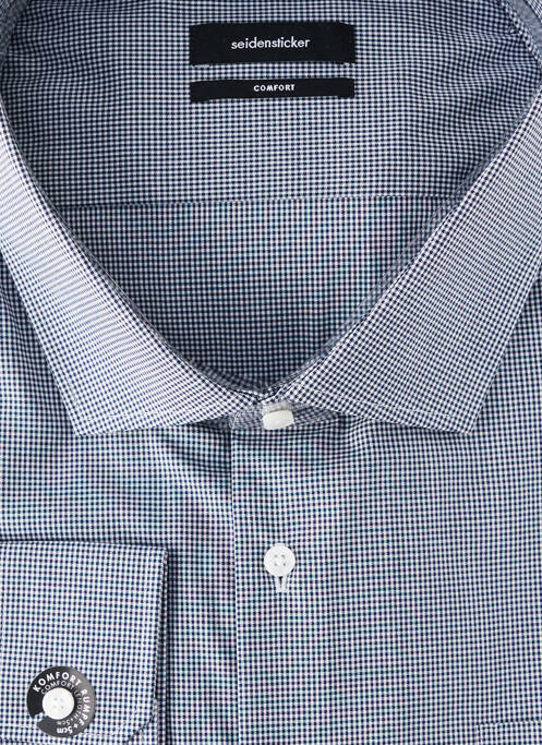 Cămașă cu mâneci lungi negru SEIDEN STICKER bărbat