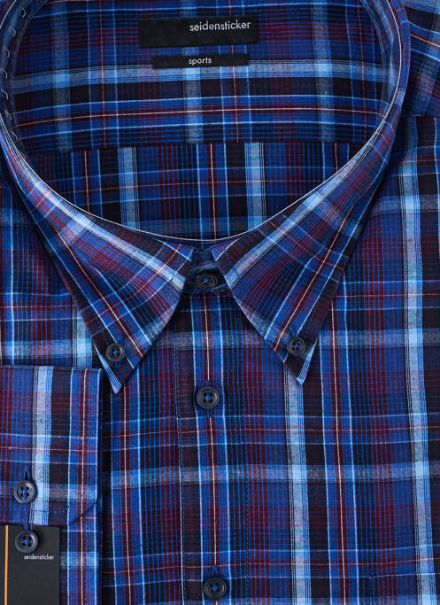 Cămașă cu mâneci lungi albastru SEIDEN STICKER bărbat