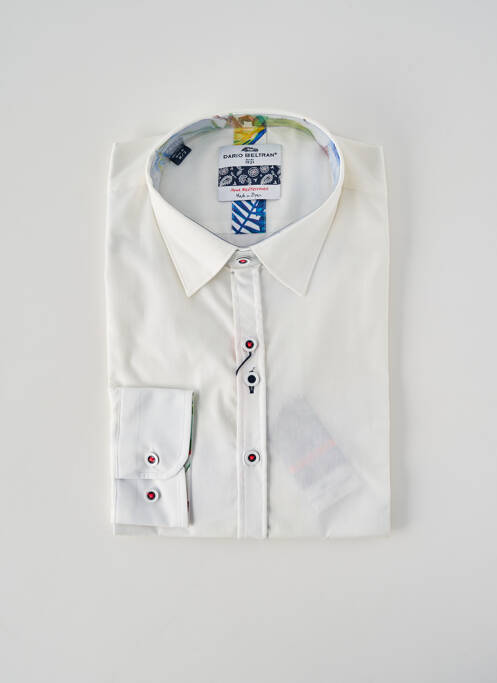 Cămașă cu mâneci lungi alb DARIO BELTRAN bărbat