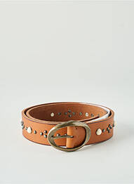 Curea efect material satinat maro PEPE JEANS femme