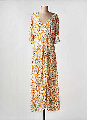 Rochie lungă portocaliu STORIATIPIC femeie