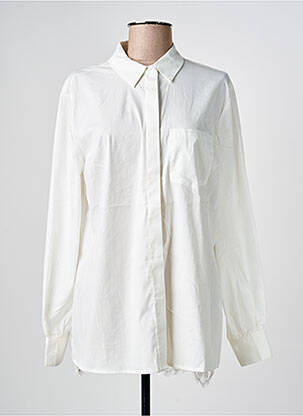 Tunică mâneci lungi alb CREAM femeie