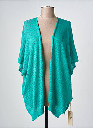 Vestă cu mâneci lungi verde CREAM femeie