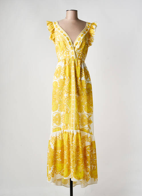 Rochie lungă galben BSB femeie