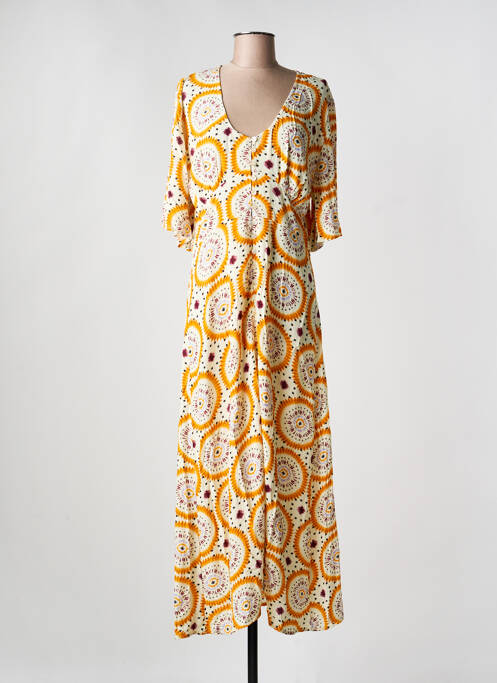 Rochie lungă portocaliu STORIATIPIC femeie