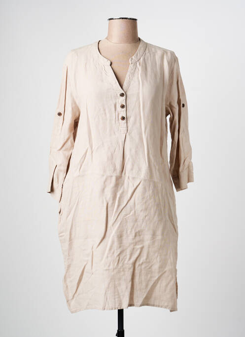 Rochie scurtă bej CREAM femeie