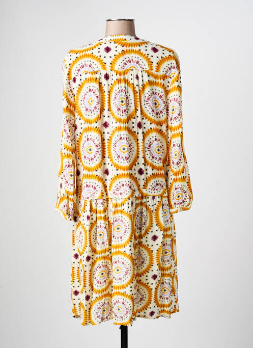 Rochie midi galben STORIATIPIC femeie