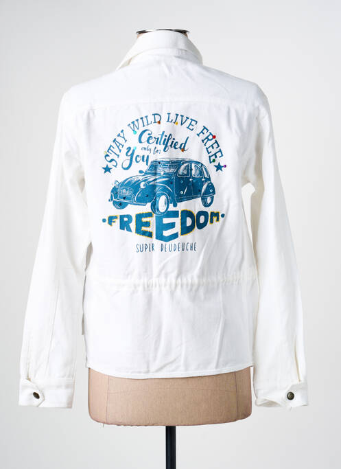 Jachete casual alb STORIATIPIC femeie