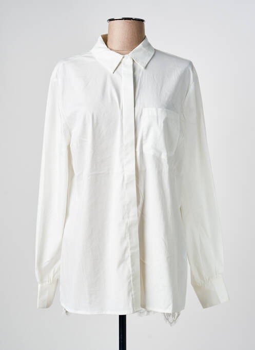 Tunică mâneci lungi alb CREAM femeie