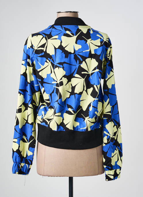 Geacă guler în v albastru MADEMOISELLE YEYE femme