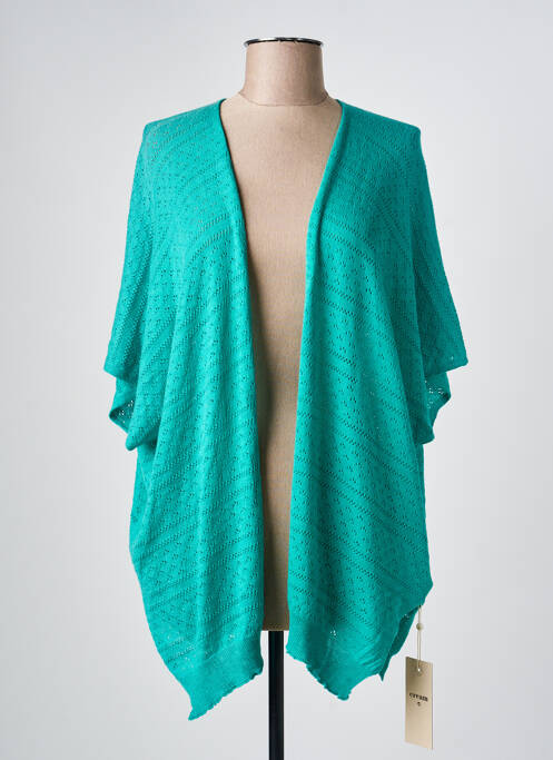 Vestă cu mâneci lungi verde CREAM femeie