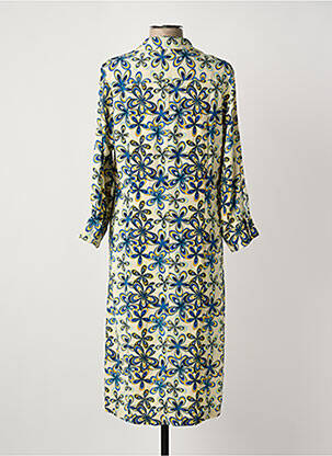 Rochie midi imprimeu floral mâneci lungi bej STORIATIPIC femeie