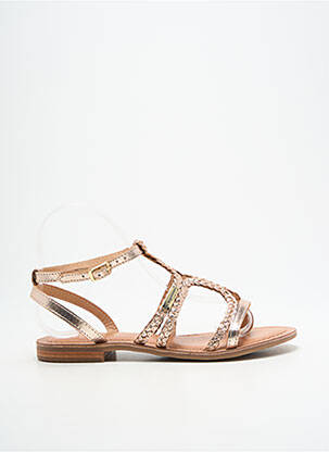 Sandale/pantofi decupați chiquet toc plat până la 3 cm auriu LES TROPEZIENNES PAR M.BELARBI femme