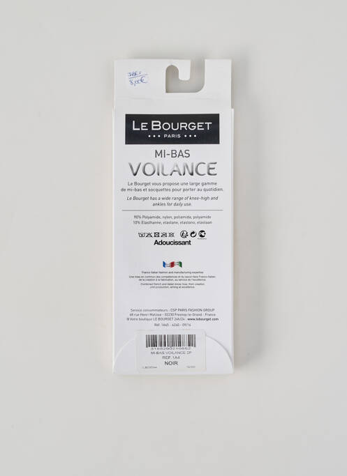 Șosete negru LE BOURGET femeie