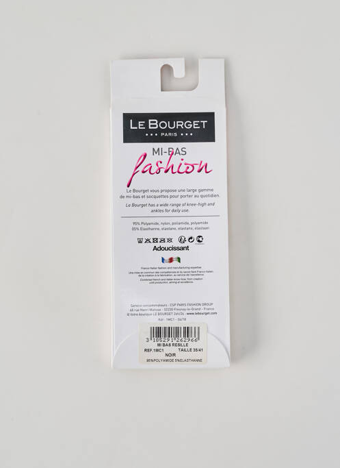 Șosete negru LE BOURGET femeie