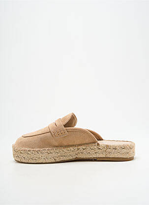 Espadrile vârf rotund toc plat până la 3 cm bej VANESSA WU femeie