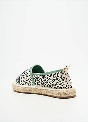 Espadrile vârf rotund toc plat până la 3 cm verde ONLY femeie