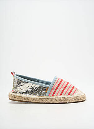 Espadrile vârf rotund toc plat până la 3 cm argintiu ONLY femeie