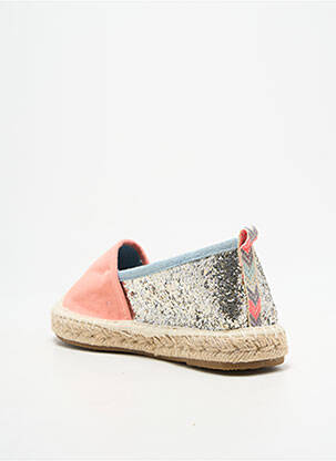 Espadrile vârf rotund toc plat până la 3 cm argintiu ONLY femeie