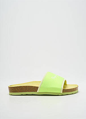Mulete/saboți arcadă plantară toc plat până la 3 cm verde PEPE JEANS femeie