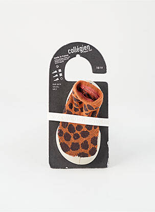 Papuci/Pantofi de casă maro COLLEGIEN băiat