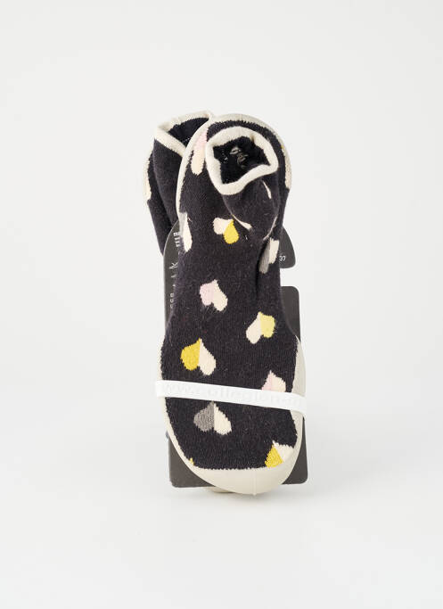 Papuci/Pantofi de casă negru COLLEGIEN fată