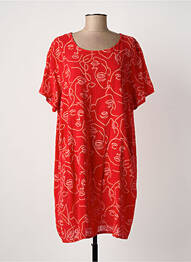 Rochie scurtă mâneci scurte mâneci scurte roșu NEW COLLECTION femeie