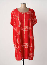 Rochie scurtă mâneci scurte mâneci scurte roșu NEW COLLECTION femeie